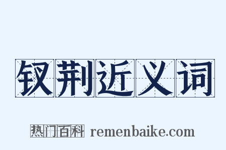 钗荆近义词是什么意思的图片